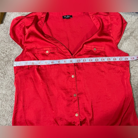 GUESS Satin Top Size M - Picture 5 of 6